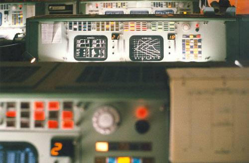 NASA mission control panels.