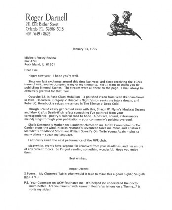 Jan. 13, 1995, letter to MPR.